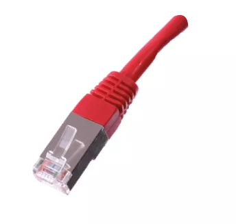 Cordon RJ45 CAT 6 blind�s FTP PVC rouge