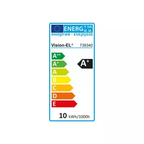 MIIDEX - LED 8.5W BULB E27 4000K BOITE PACK DE 5 (739340)
