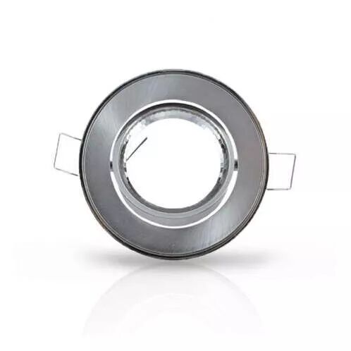 MIIDEX - COLLERETTE SUPPORT DE SPOT DIAM 85MM ARGENT ORIENT (7701)