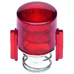 1930 Enjoliveur de poussoir � voyant E10 rouge transparent (WMV783R)
