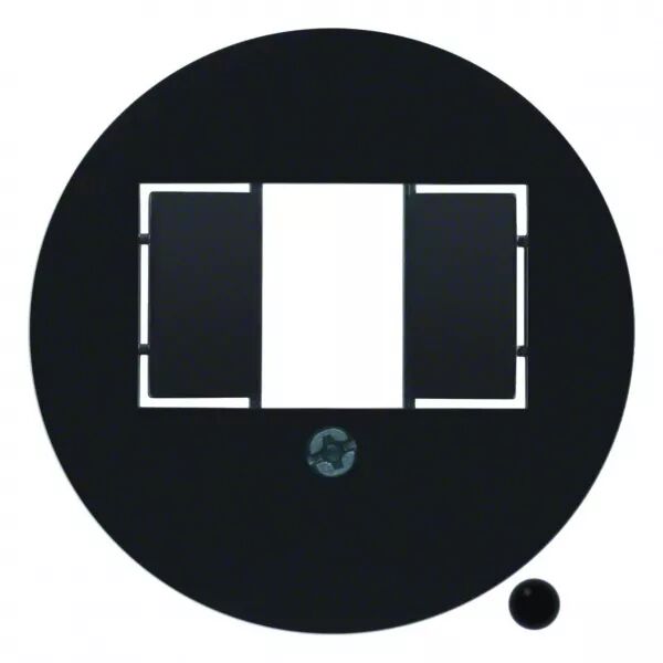 1930 Enjoliveur pour chargeur USB A+A noir (104001)