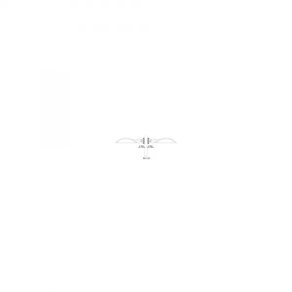 A0406/2-02 SUPP.DOUBLE POTEAUX - 14084202