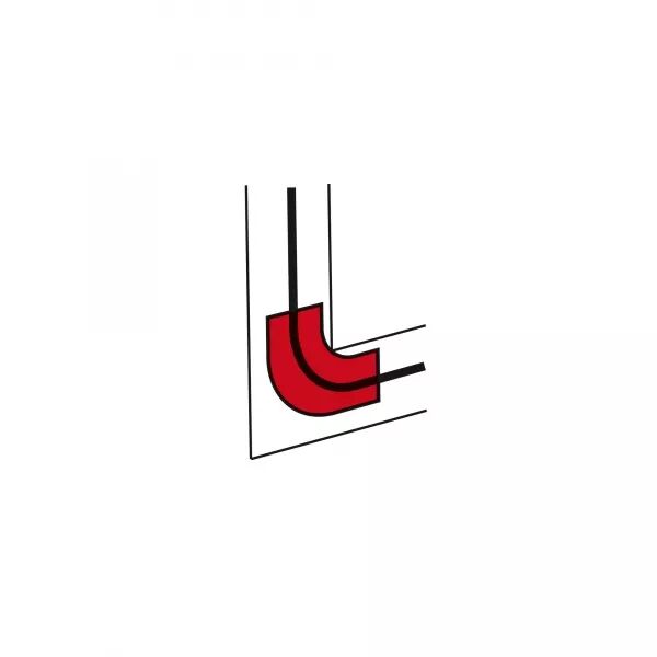 ACCESSOIRE POUR ANGLE PLAT POUR C�BLAGE VDI SUR GOULOTTES DLP