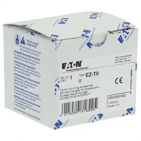 Accessoire pour montage encastr� avec fixation centrale, avec plastron (081622)