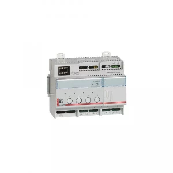 ACTIONNEUR ON/OFF AVEC MARCHE FORC�E 4X1000W MYHOME BUS - 6 MODULES DIN