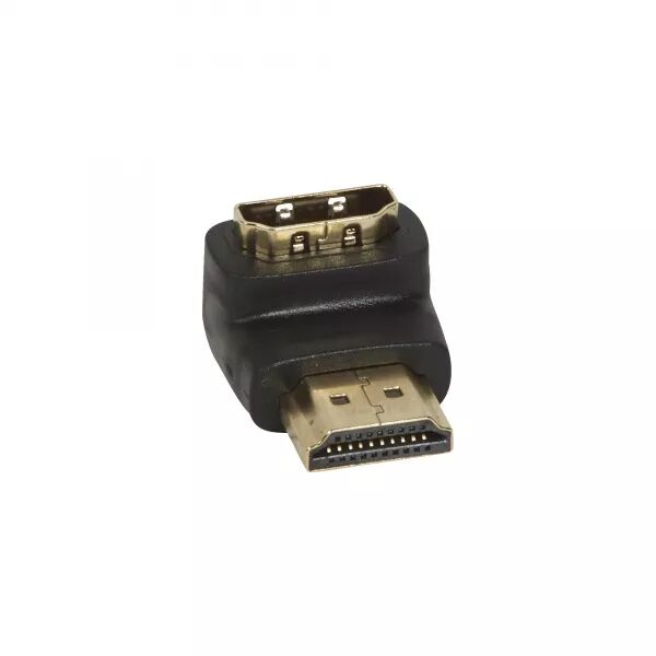 ADAPTATEUR HDMI � ANGLE DROIT M�LE VERS FEMELLE