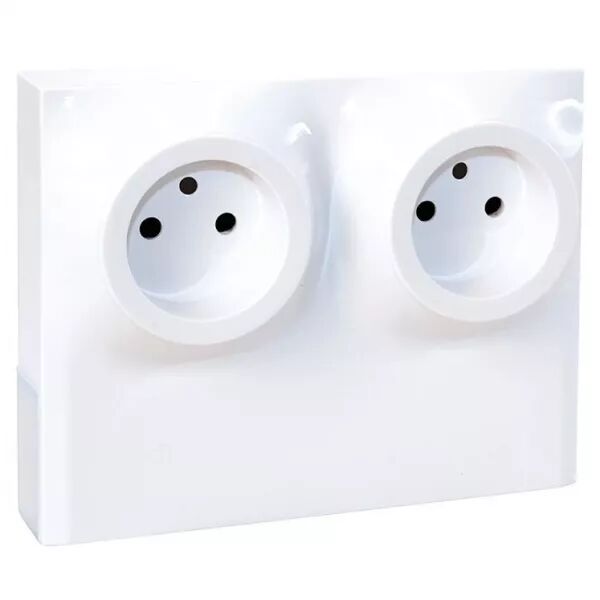 ADAPTATEUR MOULURE hauteur 16 max 2 POSTES pour PC 2P+T