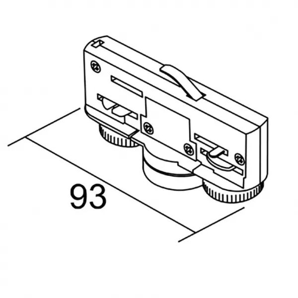ADAPTATEUR POUR RAIL 3 ALLUMAGES