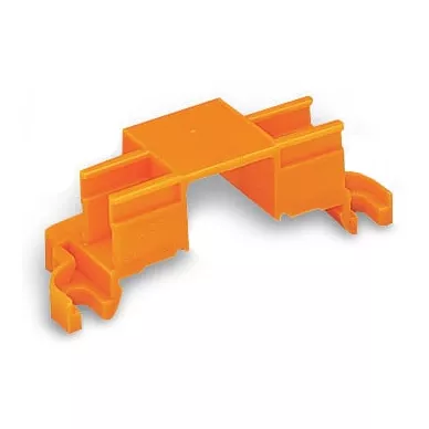 Adaptateur TS35 ou vis pour borne micro 4 compartiments (243-112)