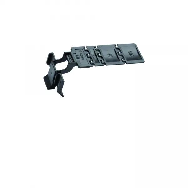 AGRAFE EN POLYSTYR�NE GOULOTTE DE C�BLAGE BA7/HA7 � PARTIR DE LA LARGEUR 40 MM