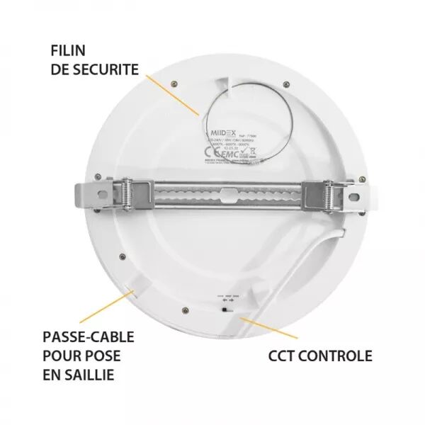 ALD�BARAN DOWNLIGHT DIAM 170MM 12W CCT DIAM ENCAST AJUS PC