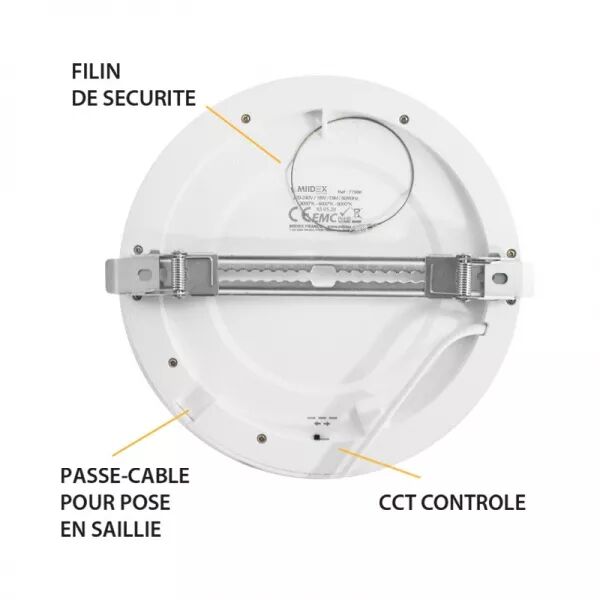 ALD�BARAN DOWNLIGHT DIAM 220MM 18W CCT DIAM ENCAST AJUS PC