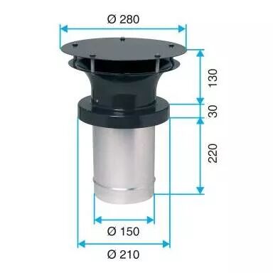 ALDES - Anneau d\'adaptation - diam�tre 150 mm/diam�tre 125 mm (11122697)