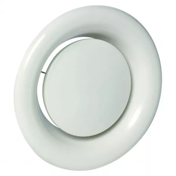 ALDES - Bouche � noyau r�glable de reprise acier blanc SR 143 D125 (11052227)