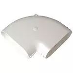 ALDES - Coude Minigaine blanc 90� horizontal �quivalent D80 (40x100) (11023977)