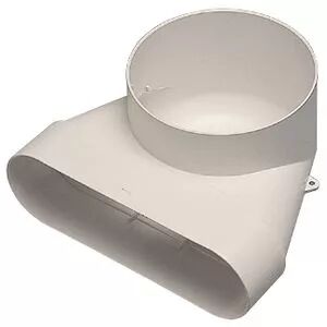 ALDES - Coude Minigaine blanc mixte vertical �quivalent D125 (60x200) (11023975)