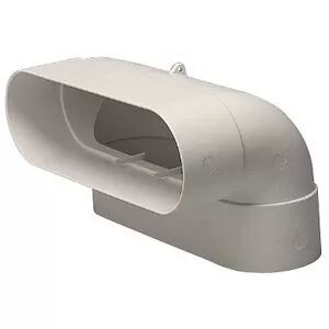 ALDES - Coude Minigaine90� vertical �quivalent D125 (60x200) (11023974)