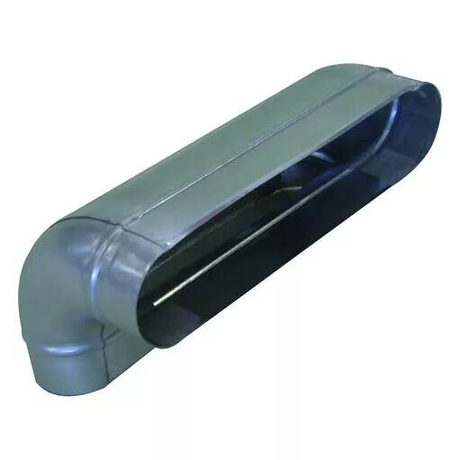 ALDES - Coude vertical oblong galvanis� CVO � 90� - L 450mm x H 100mm (11063243)