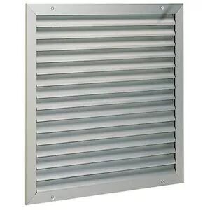 ALDES - Grille ext�rieure murale en alu anodis� pour air neuf / vici� AWA 251 200x200mm (11052032)