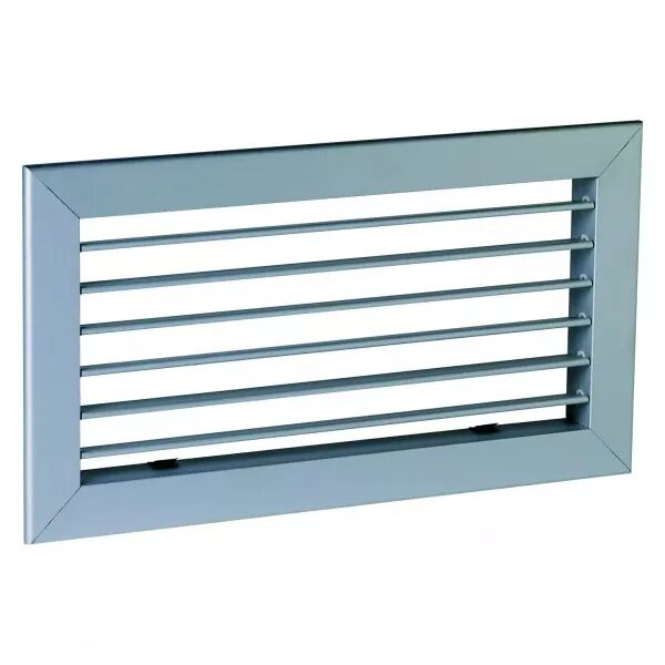 ALDES - Grille simple d�flexion de reprise en alu AC 101 fixation par clips 250x100 (11050538)