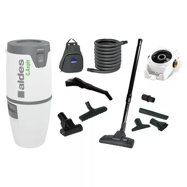 ALDES - Kit centrale C.Axpir� Comfort+ berceau mural de fixation + cleaning set (11071149)