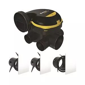 ALDES - Kit VMC simple flux EasyHOME Auto COMBLES + 3 grilles ColorLINE (11026033)