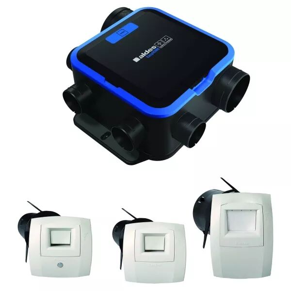 ALDES - Kit VMC simple flux EasyHOME Hygro COMPACT Premium Haute Pression HP (11033054)