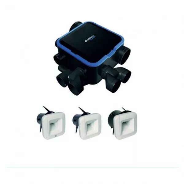 ALDES - Kit VMC simple flux EasyHOME HYGRO COMPACT Premium Haute Pression HP+ BDH (11033426)