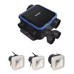 ALDES - Kit VMC simple flux EasyHOME HYGRO COMPACT Premium Moyenne Pression MP BDH (11033205)