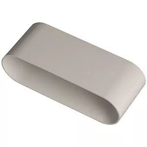 ALDES - Raccord Minigaine blanc male longueur 80mm �quivalent D125 (200x60) (11023083)
