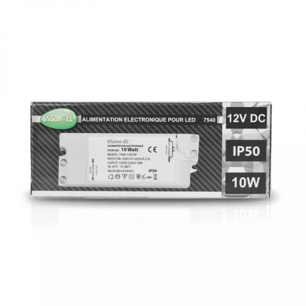 ALIM 12V DC 0.85A 10W IP50 5ANS