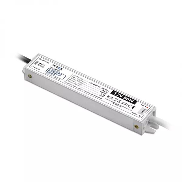 ALIM 12V DC LUMINEUX 30W IP67 5ANS