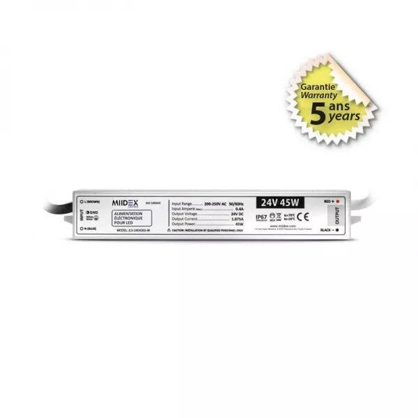 ALIM�24V DC LUMINEUX 45W IP67 (100468)