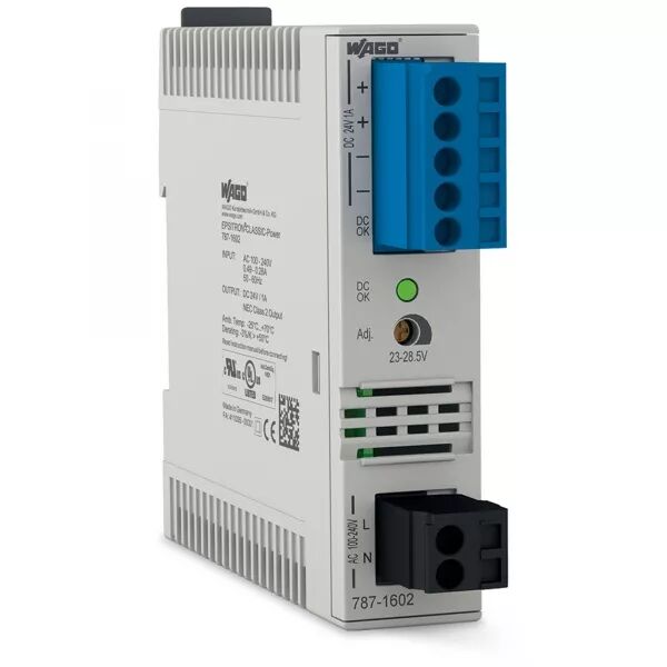 ALIMENTATION � D�COUPAGE CLASSIC 230 V AC / 24 V DC - 1 A - SORTIE DC OK