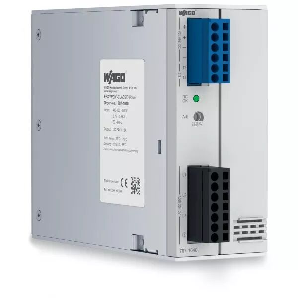 ALIMENTATION � D�COUPAGE CLASSIC 3 X 400 V AC / 24 V DC - 10 A - RELAIS DC OK