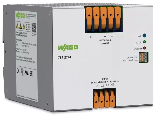 ALIMENTATION � D�COUPAGE ECO TRIPHAS�E 400 V AC / 24 V DC - 40 A - SORTIE DC OK