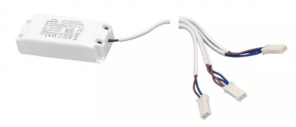 ALIMENTATION LED 12V - 12W AVEC CONNECTEURS
