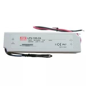 ALIMENTATION LED 24VDC 100W IP67 - 30 CM C�BLE