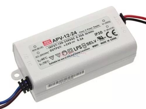 ALIMENTATION LED 24VDC 12W IP30