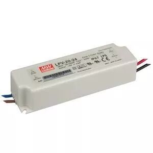 ALIMENTATION LED 24VDC 20W IP67 - 30 CM C�BLE