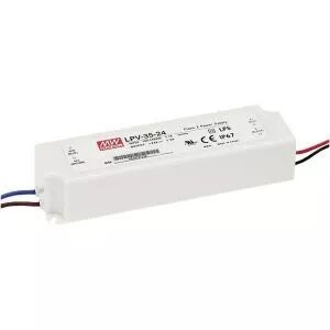ALIMENTATION LED 24VDC 35W IP67 - 30 CM C�BLE