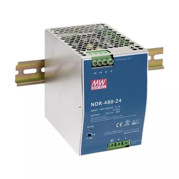 ALIMENTATION LED 24VDC 480W 90-264VAC DIN-RAIL