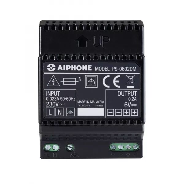 ALIMENTATION MOD. 230 VAC / 6 VCC-0,2A, FIXATION RAIL DIN 4 MOD. POUR LEM OU LEF