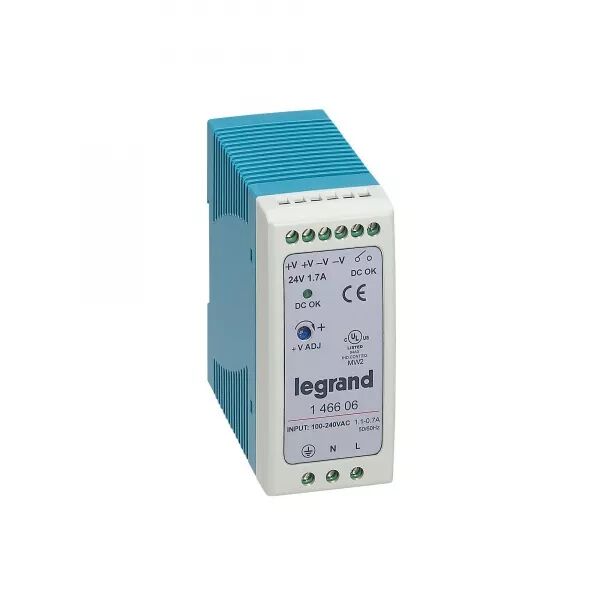 ALIMENTATION STABILIS�E � D�COUPAGE MONOPHAS�E ENTR�E 100-240V~/SORTIE 24V= 40W
