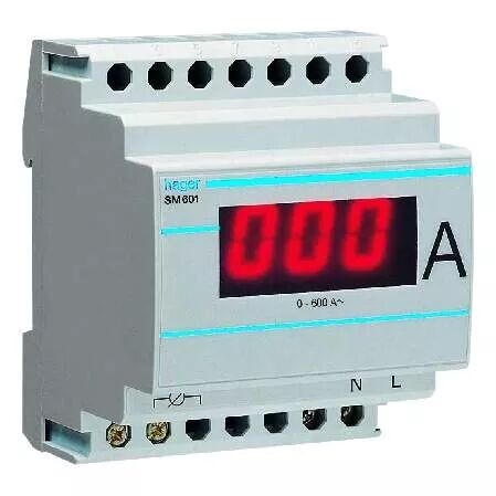 Amp�rem�tre digital 0-600A branchement sur TI (SM601)