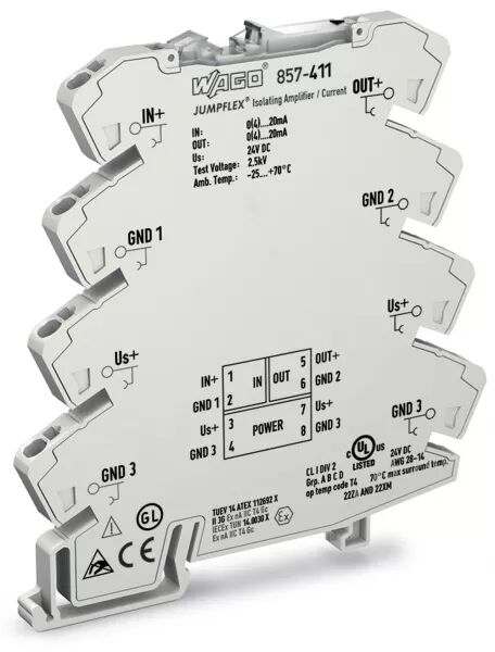 AMPLIFICATEUR ISOLATEUR � R�GLAGE FIXE 0(4)-20 MA / 0(4)-20 MA