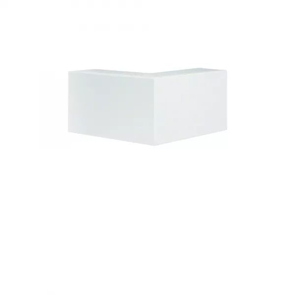 ANGLE EXT�RIEUR LIFEA POUR FB80130 H130MM XP82MM 4 AGRAFES RAL 9016 PURE