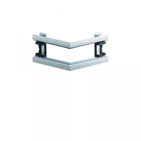 ANGLE EXT�RIEUR POUR BKIS �PAIS 25MM SIMPLE HAUTEUR ACIER RAL 9016 PURE
