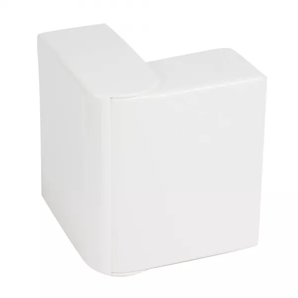 Angle ext�rieur variable 60�� 120�-Goulotte Logix 130x50mm-Blanc antimicrobien