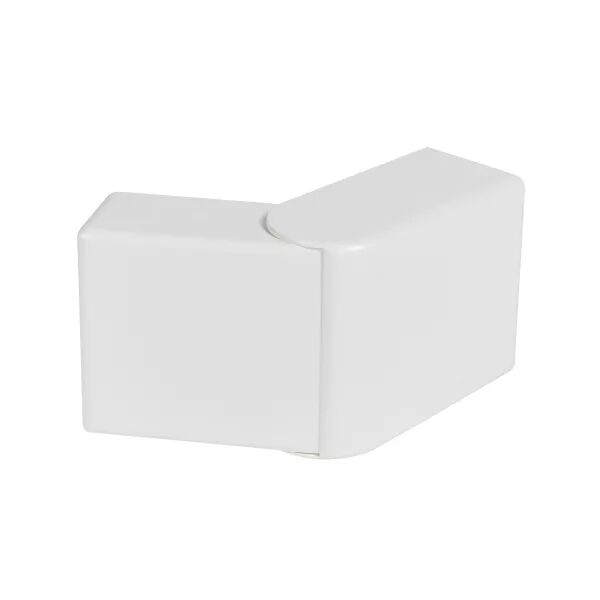 Angle ext�rieur variable 60�� 120�-Goulotte Logix 85x50mm-Blanc antimicrobien
